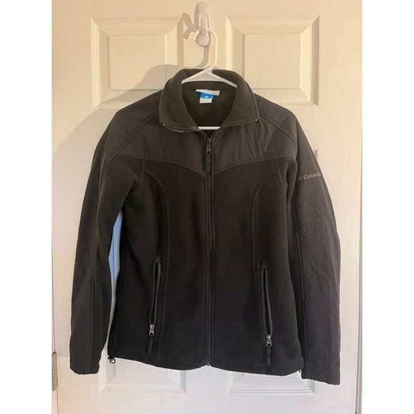 Columbia Mixed Media Full Zip Jacket (Fleece/Nylon), Women's - SIZE M - Picture 2 of 8